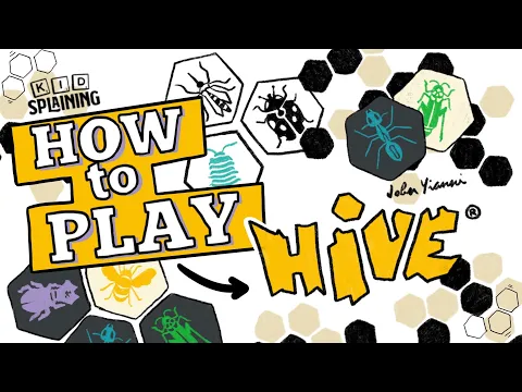 How to Play Hive | Learn to play Hive in 3 Minutes | Family Friendly Board Game Tutorial