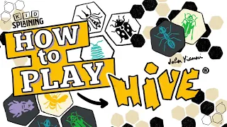 How to Play Hive | Learn to play Hive in 3 Minutes | Family Friendly Board Game Tutorial