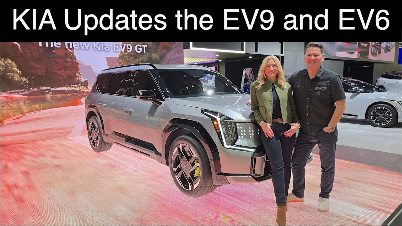 All-New KIA EV9 GT & Updated KIA EV6 first look //KIA's EV push