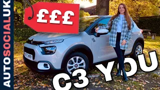 Citroen C3 YOU review - CHEAP AND CHEERFUL (2022/2023) UK 4K