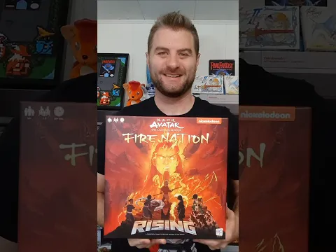 Avatar The Last Airbender Fire Nation Rising Board Game 60 Second Review #shorts