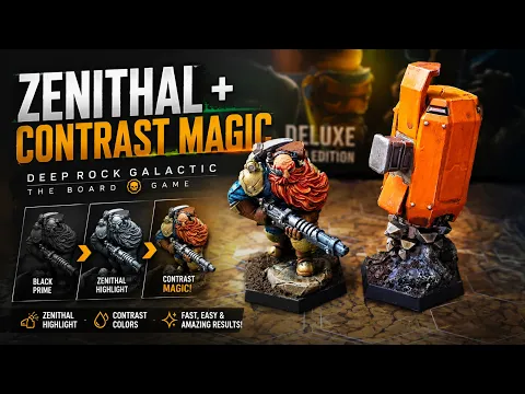 Zenithal + Contrast Magic! | Painting Scout & Pod β Deep Rock Galactic Painting with Lotus Thalia