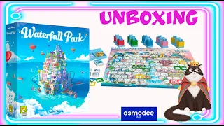 Unboxing WATERFALL PARK*ASMODEE * Te enseñamos que trae este magnífico juego de negociación.
