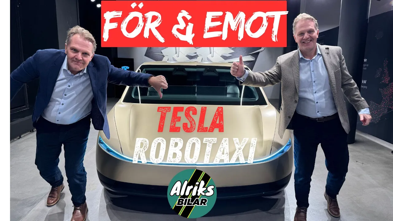 För & Emot Tesla Robotaxi!