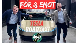 För & Emot Tesla Robotaxi!