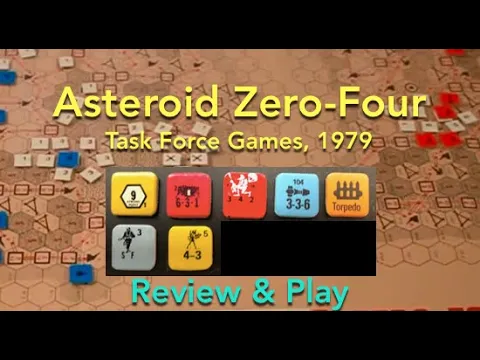 Asteroid Zero-Four (Task Force Games) Review & How to Play