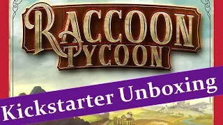 Raccoon Tycoon - Kickstarter Unboxing - JTRPodcast