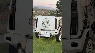 The perfect vehicle to take you to the Death Star! 😂 #starwars #vehicle #hummer