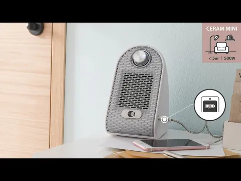 Aquecedor Portátil Cerâmico 500W Branco 220V Mini USB Equation