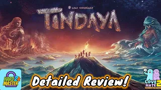 Detailed Review of Tindaya - Hard 2 Master #boardgames Review | @redmojogames