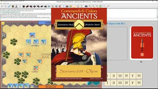 Commands & Colors: Ancients Tutorial Playthrough - Scenario 609 Olpae