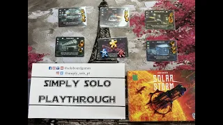 Solar Storm  solo board game play through