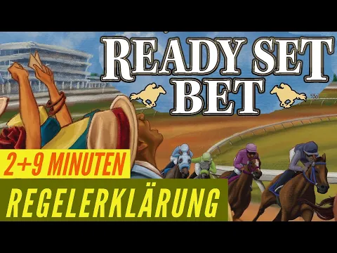 Ready Set Bet Regeln Anleitung - Brettspiel Partyspiel - Pferderennen