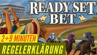 Ready Set Bet Regeln Anleitung - Brettspiel Partyspiel - Pferderennen