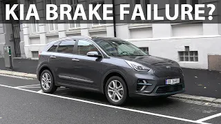 Kia e-Niro crashed due to claimed brake failure