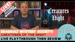 Deadbolt Mystery Society - Creatures of the Night - Live play