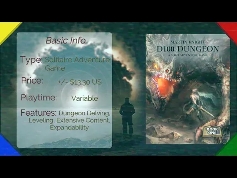 An Adventures in Solitaire review of D100 Dungeon
