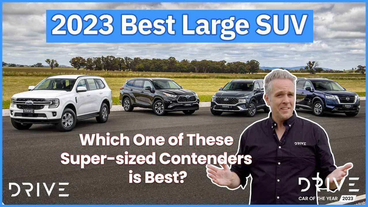 2023 Best Large SUV | Pathfinder, Kluger, Everest, Santa Fe | Drive.com.au