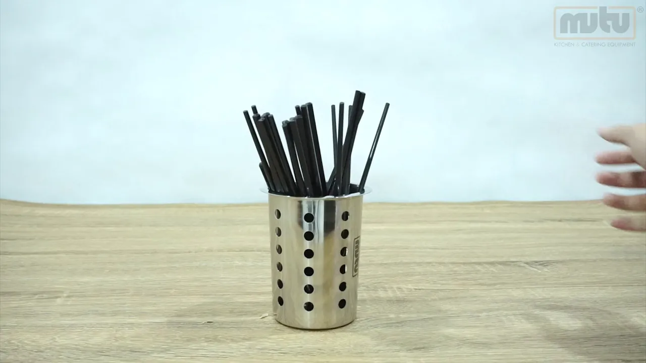 Keranjang Sendok Stainless Drain Hole Meja Dapur Cutlery Basket Peniris Peralatan Makan | Mutu CBK-01 on Youtube