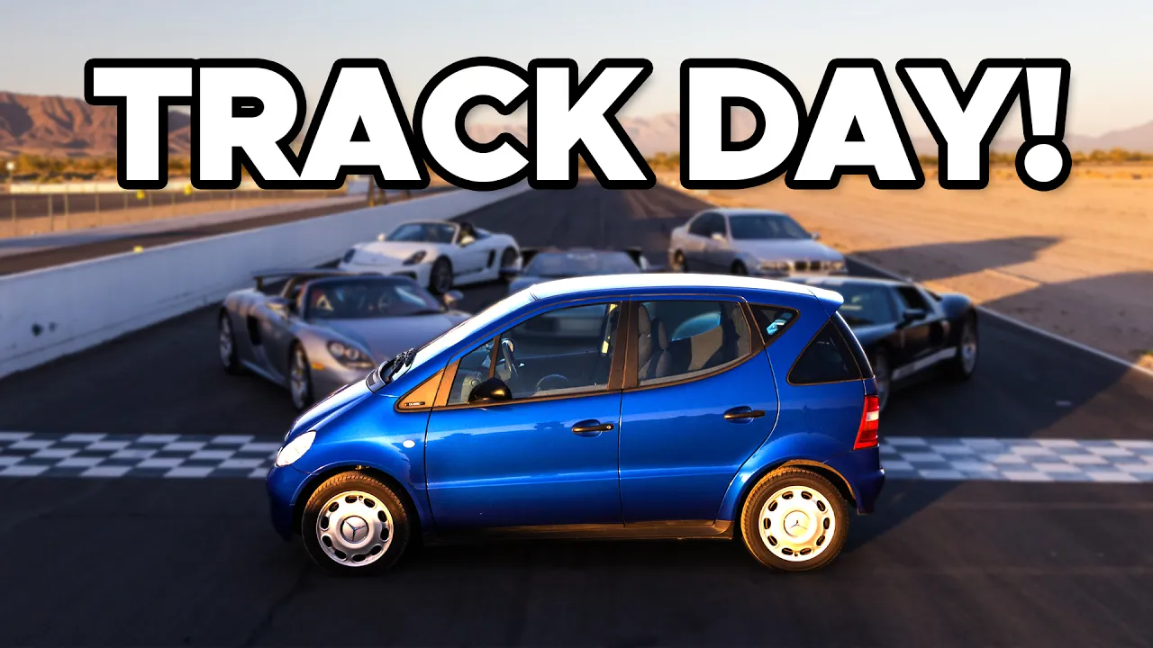 I Raced My Stupid Mercedes-Benz A-Class on a Track with My Friends