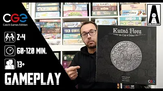 KUTNA HORA [Gameplay] Costruiamo la Citta d'Argento in un bellissimo gioco di strategia per esperti!
