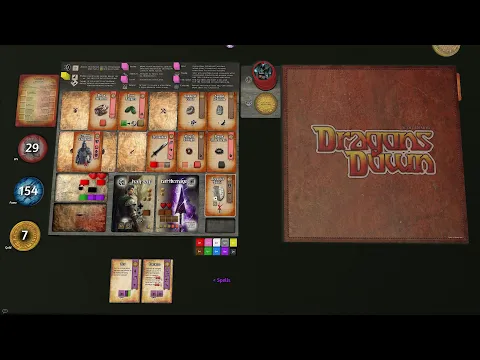 Dragons Down / Fantasy Adventure Board Game / Half-Elf BattleMage