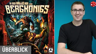 In der Halle des Bergkönigs - Kennerspiel von Skellig Games mit interessanten Kaskaden-Mechanismus
