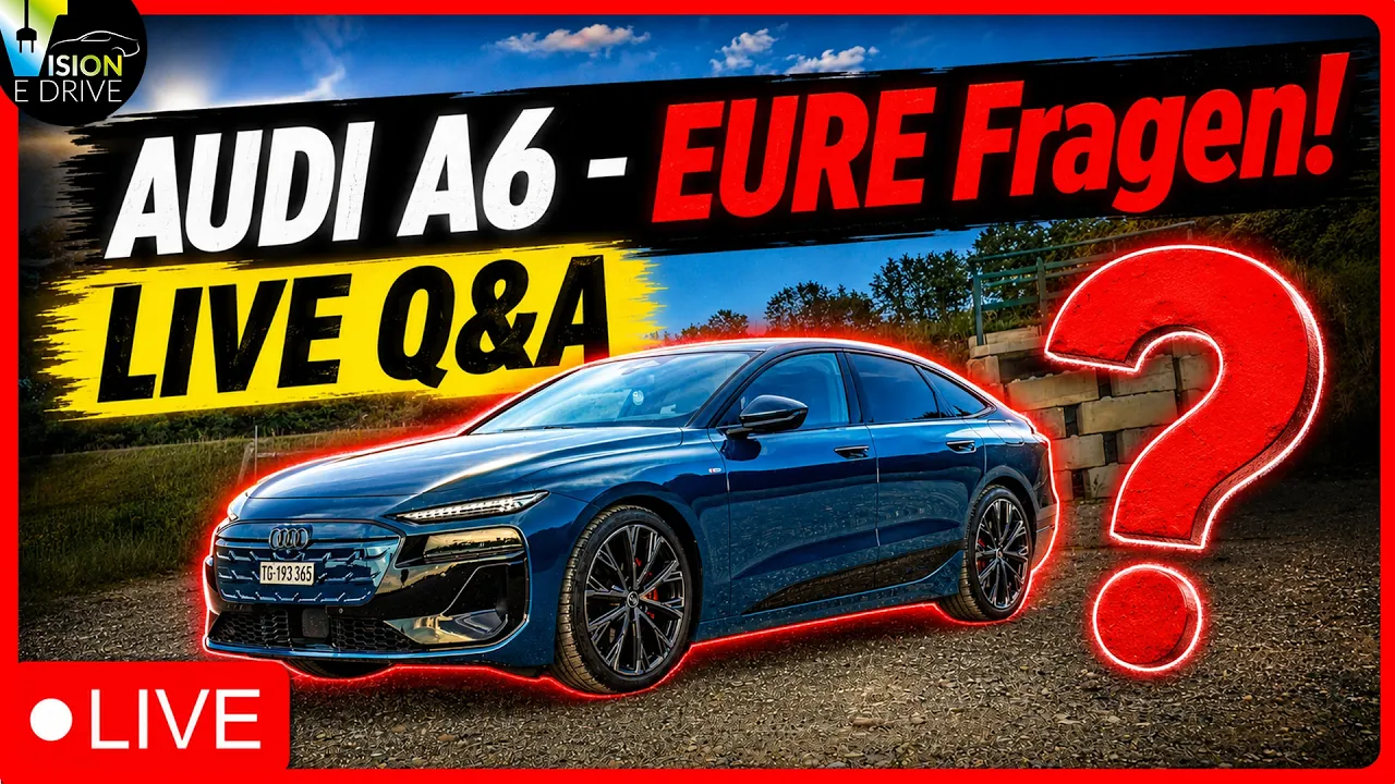 Die Story A6 e-tron MJ 2025 aber was fahren wir JETZT? - Vision E Drive LIVE🔴