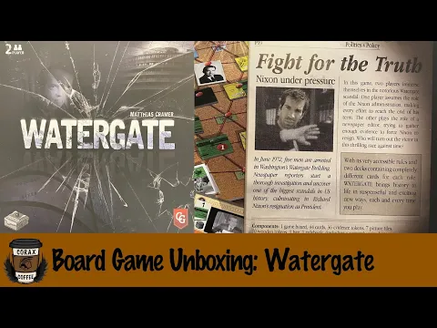 Board Game Unboxing: Watergate