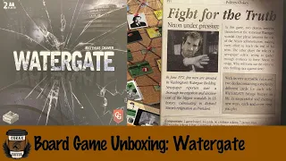Board Game Unboxing: Watergate