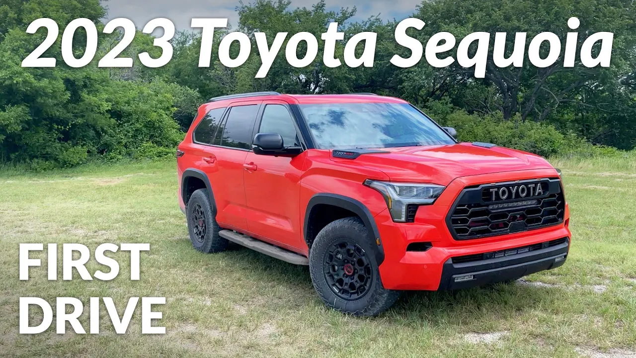 I Drive The All-New Hybrid 2023 Toyota Sequoia TRD Pro And Capstone!