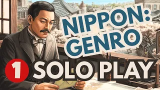 Nippon: Genro | Part 1 | Solo Board Game Tutorial and Playthrough (Sponsored Video)
