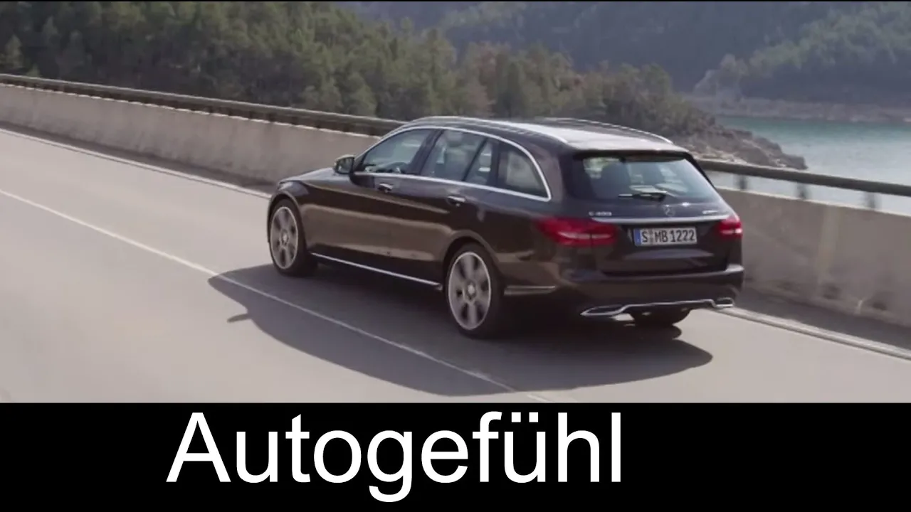 All-New Mercedes C-Class estate C300 Bluetec Hybrid driving scenes - Autogefühl