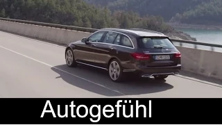All-New Mercedes C-Class estate C300 Bluetec Hybrid driving scenes - Autogefühl