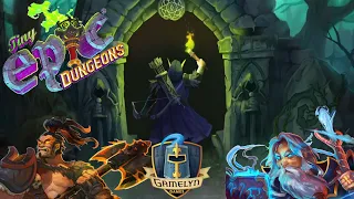 Tiny Epic Dungeons playthrough with Grok'Ull and Gerrund the Blue (+Potions and Perils)