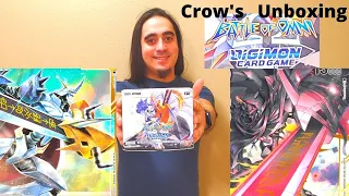 Crow's unboxing Digimon Battle of the Omni booster box