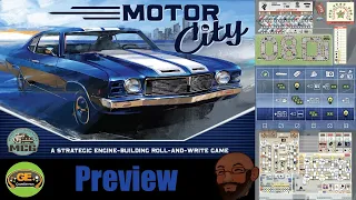 Motor City Preview - Roll, Write and Build an Engine