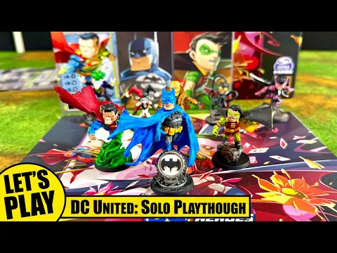 DC United Solo Playthrough with Batman & Robin vs a Controlled Superman | Dale the Casual Gamer