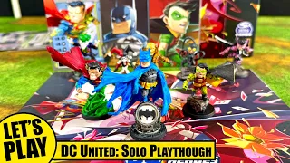 DC United Solo Playthrough with Batman & Robin vs a Controlled Superman | Dale the Casual Gamer