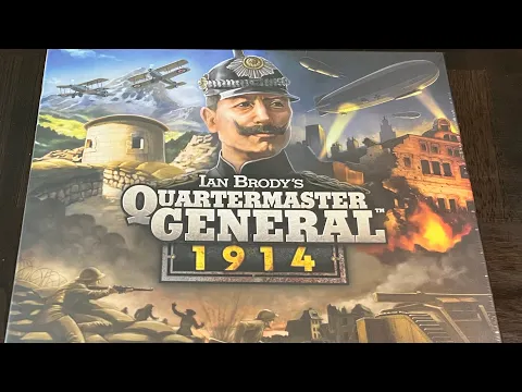 Quartermaster General: 1914 (PSC Games) - Unboxing and Overview