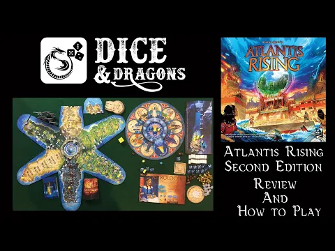 Dice and Dragons - Atlantis Rising Second Edition Review and How to Play