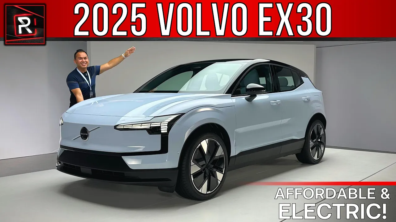 The 2025 Volvo EX30 Is An Affordable Electric Reincarnation Of The Funky C30 Hatch