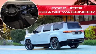 The NEW 2022 Jeep Grand Wagoneer is the MOST LUXURIOUS Jeep Ever Made! (And its got 6 screens!)