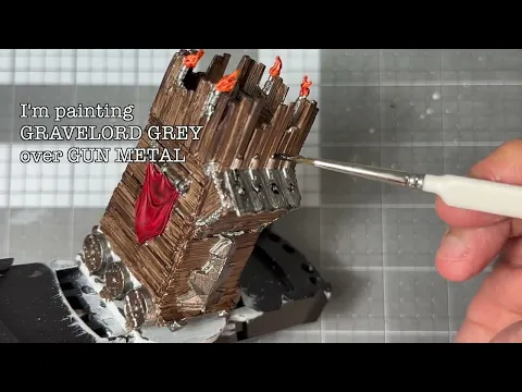 How to SPEED PAINT The Lord of the Rings SIEGE ENGINE using The Army Painter Speedpaints