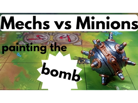 Mechs vs Minions painting the bomb