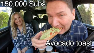 150,000 Subscribers. Thank you!! Avocado Toast time...