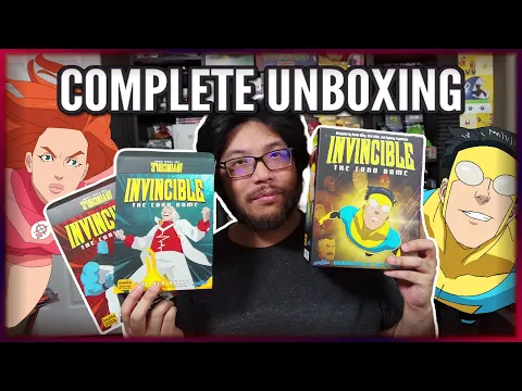 Wait… They Actually Made an Official Invincible Board Game?! | Invincible: The Card Game Unboxing