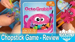 Octo Grabbo chopstick game - family game review