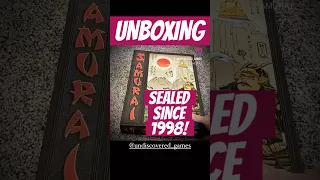 First Edition Unboxing! Samurai Board Game by Reiner Knizia (Video from 2021) #boardgames #boardgame