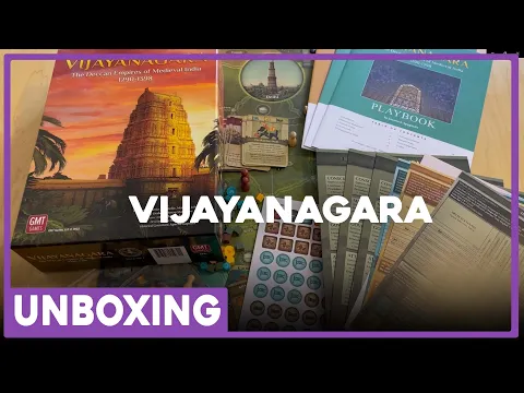 Unboxing | Vijayanagara | GMT Games | The Players' Aid